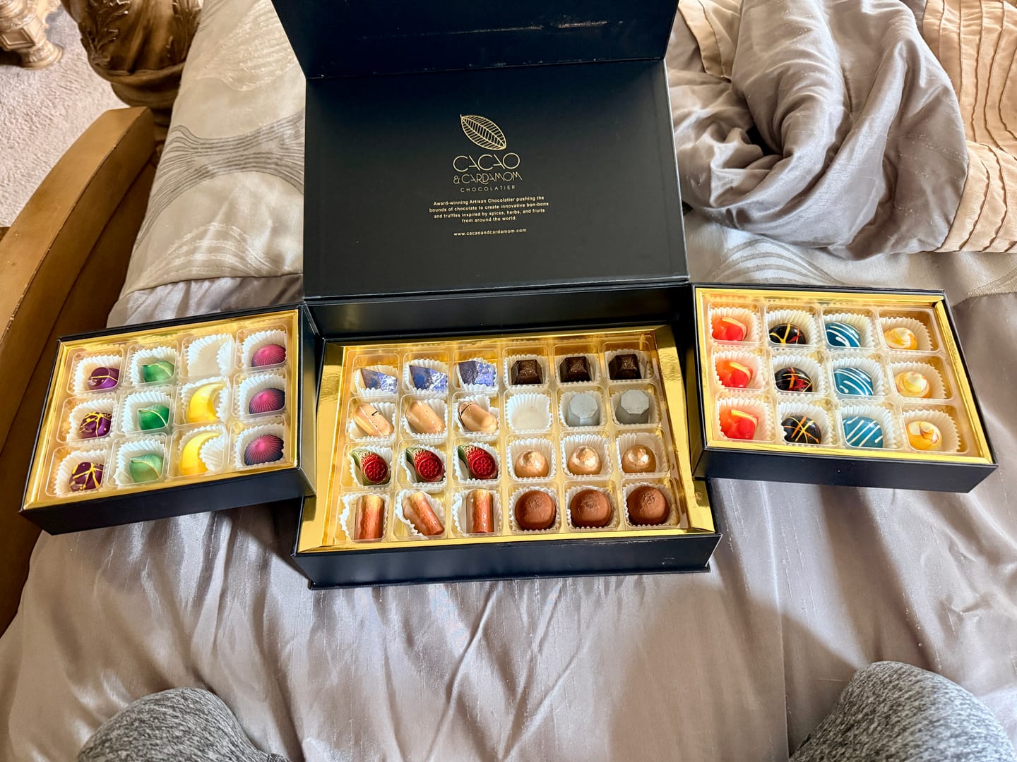Customer photo review of Deluxe Chocolate Gift Box