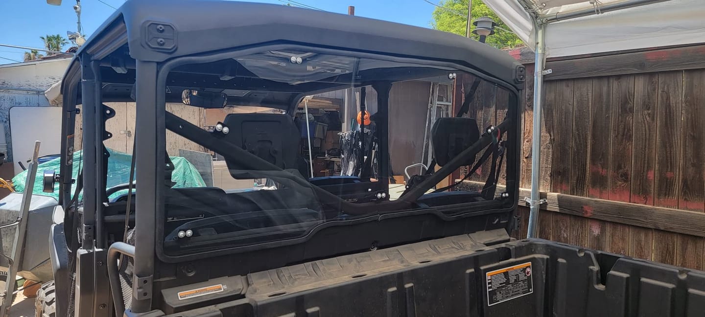 Customer photo review of Rear Windshield for Can Am Defender HD 5/8/ 10/ MAX