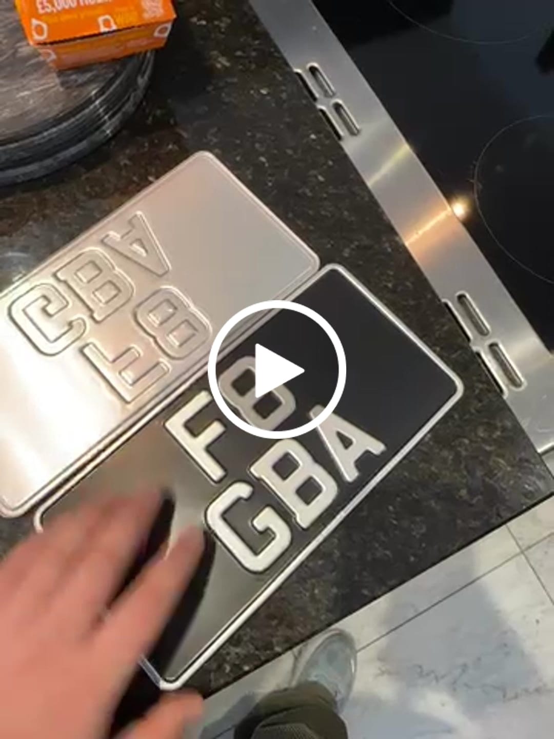 Customer video review of Classic American Metal Pressed Number Plate – 12 x 6 Inches