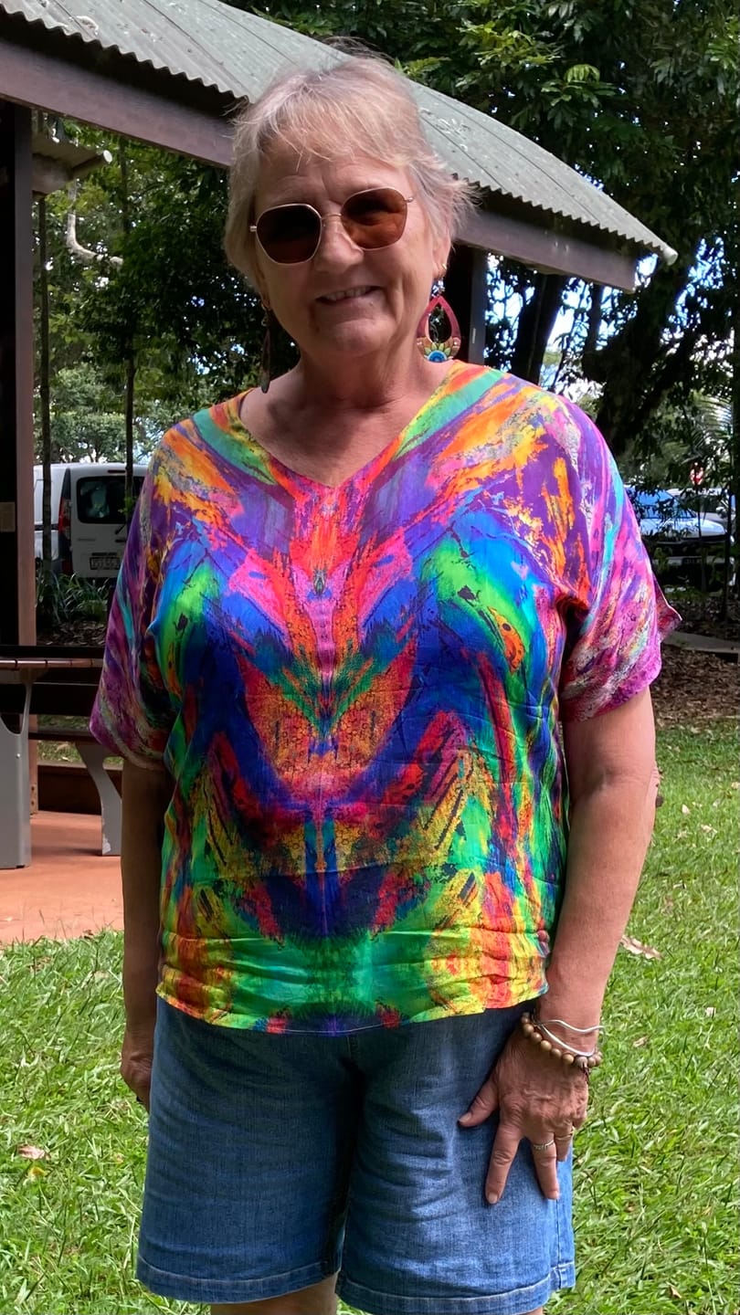 Customer photo review of V-Neck T-Shirt (Surprise)