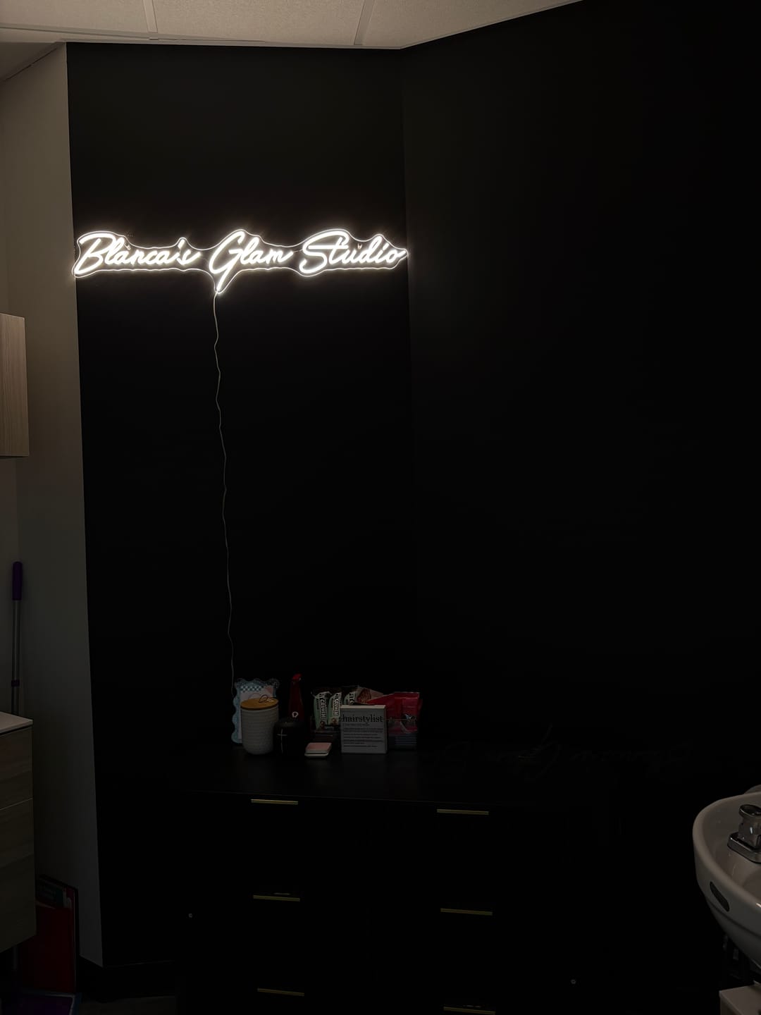 Customer photo review of Custom Neon: Blanca’s Glam S...