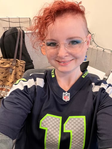 Customer photo review of Aria Eyeglasses