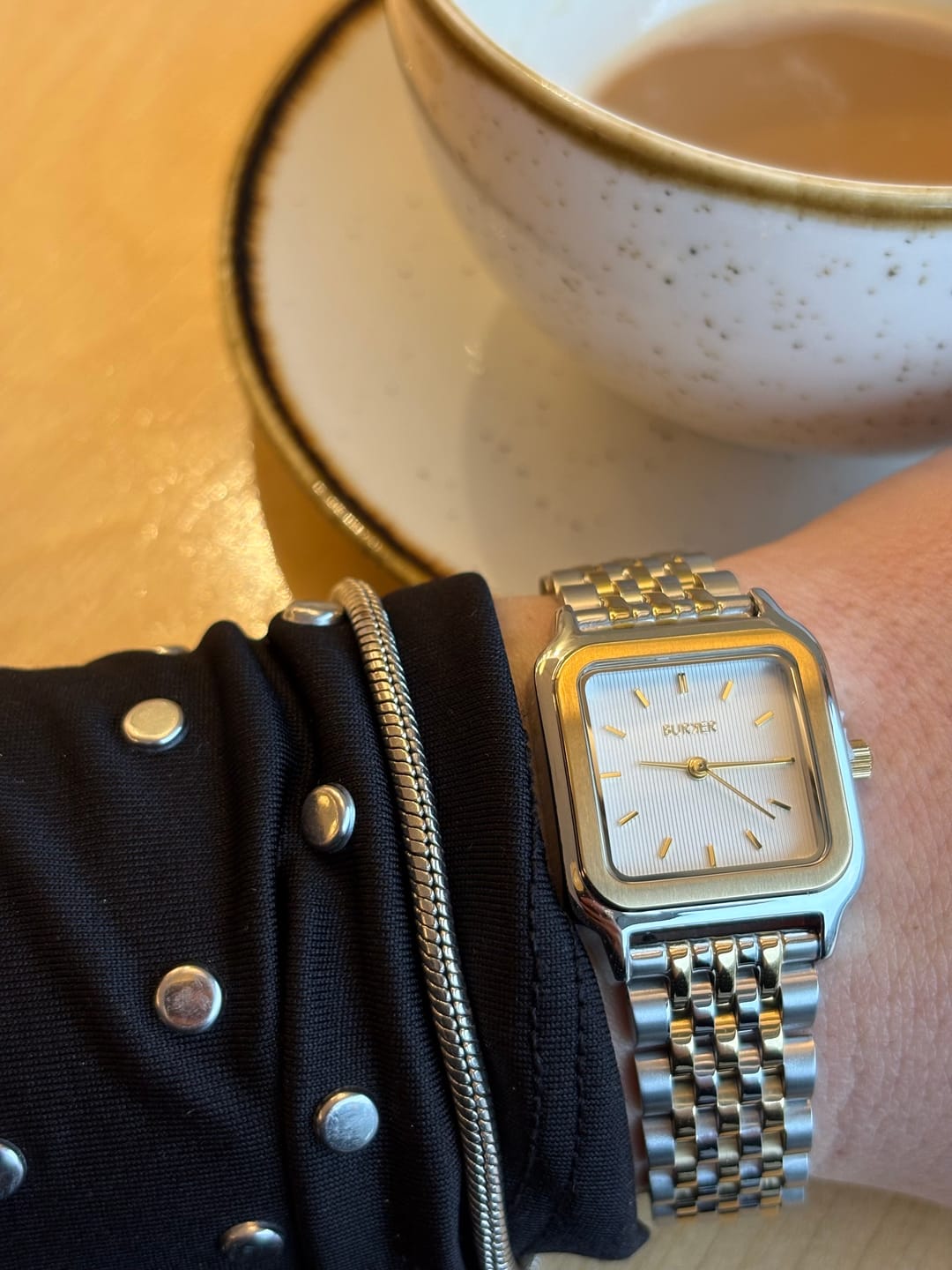 Customer photo review of Macy Gold Silver