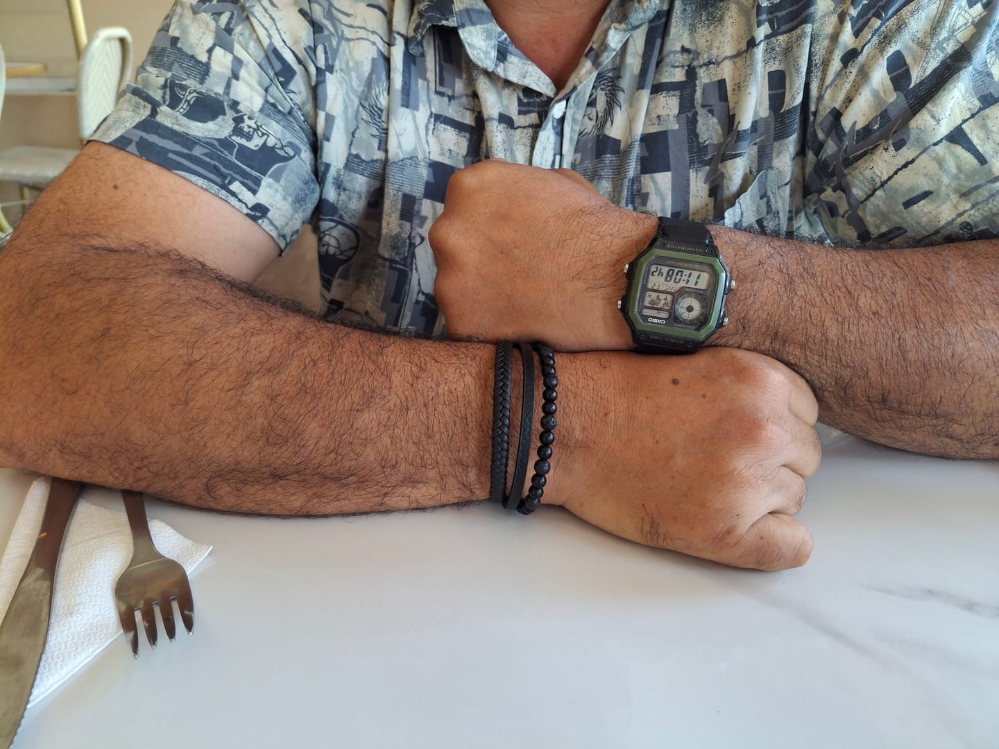 Customer photo review of Pulsera LeatherCraft Black - Private Collection