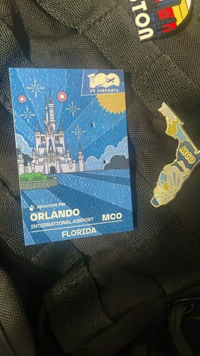 Customer photo review of MCO Airport Pin – Orlando International Airport, Florida