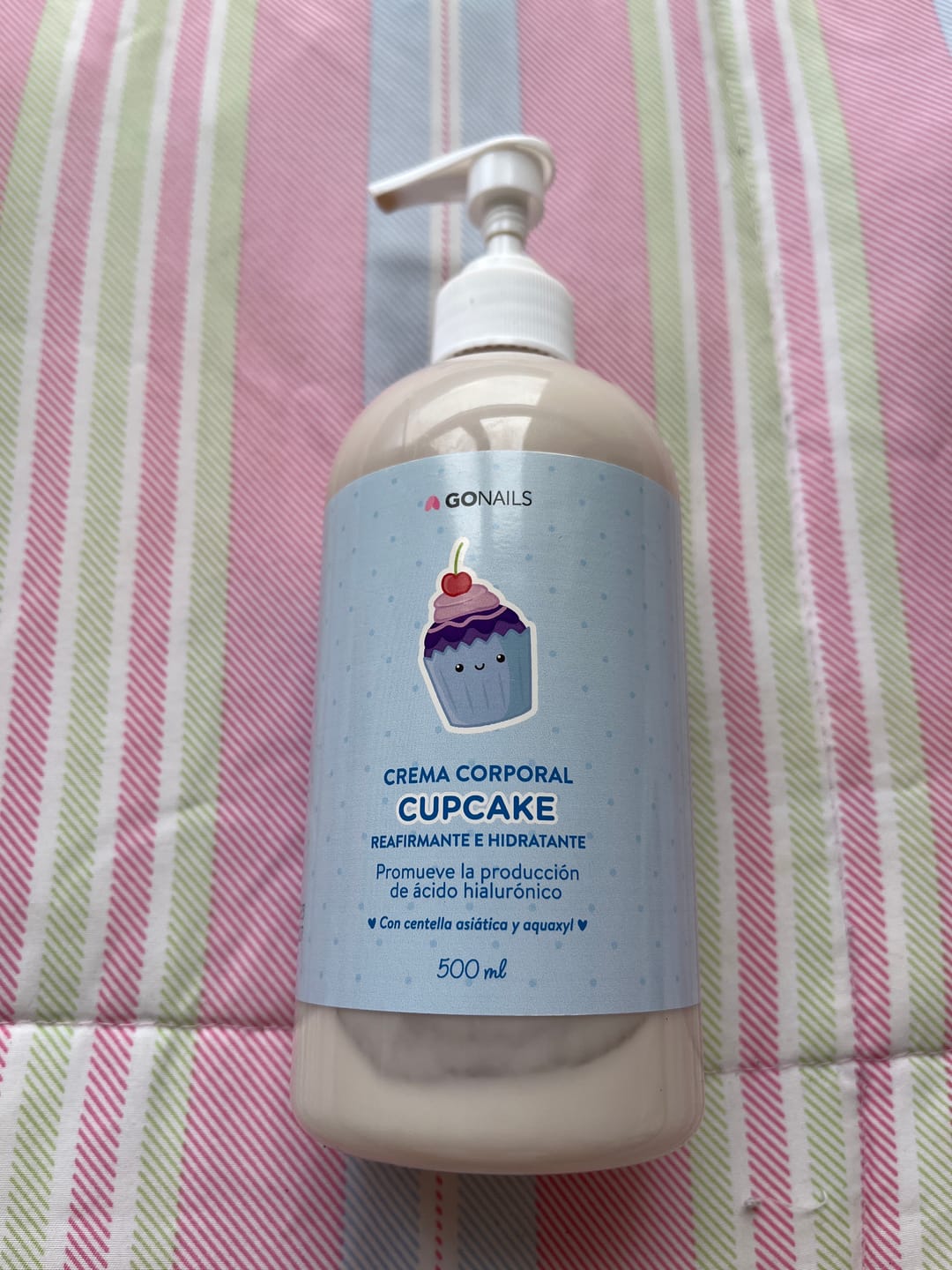 Customer photo review of Crema de Cuerpo Reafirmante e Hidratante Cupcake 500 ml