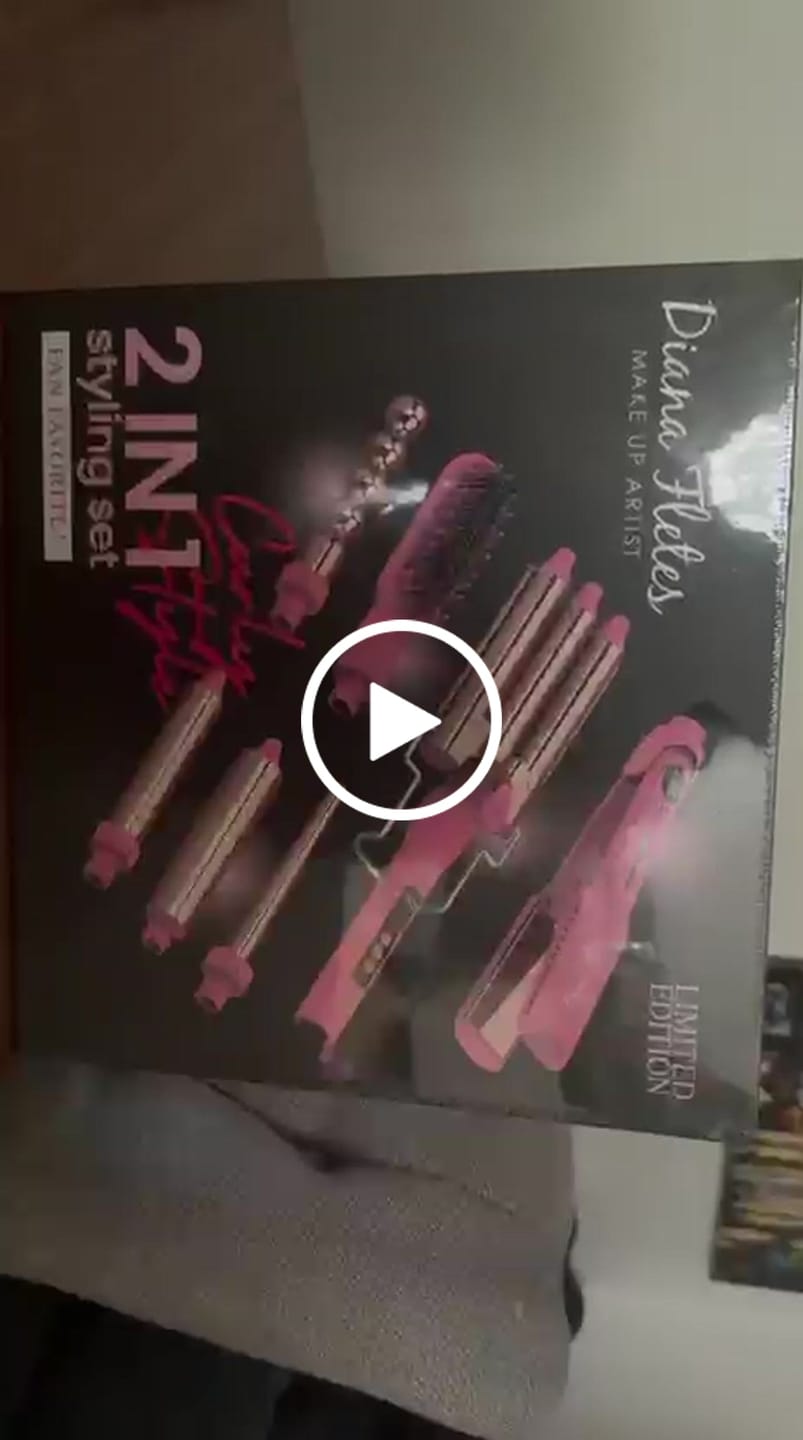 Customer video review of Set Plancha Profesional Infrarroja + Ferro 6 en 1 TITANIUM GALVANIZADO