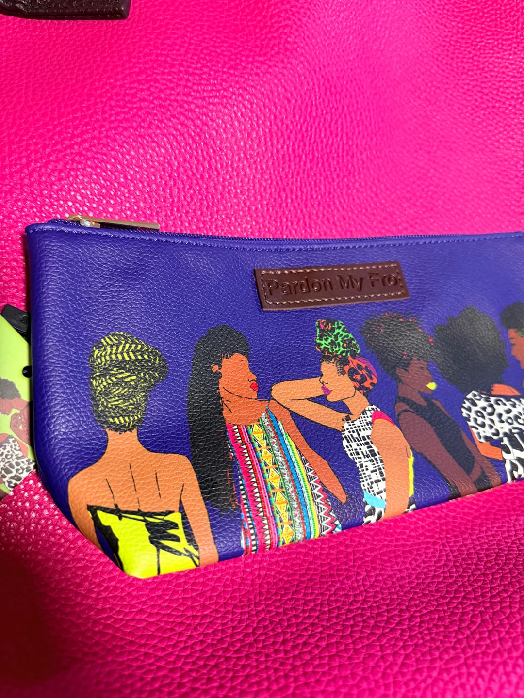 Customer photo review of Squad Royal Blue Cosmetic Bag
