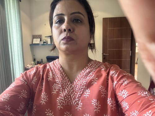 Customer photo review of "Bhoomi" Hand Block Printed Cotton kurta