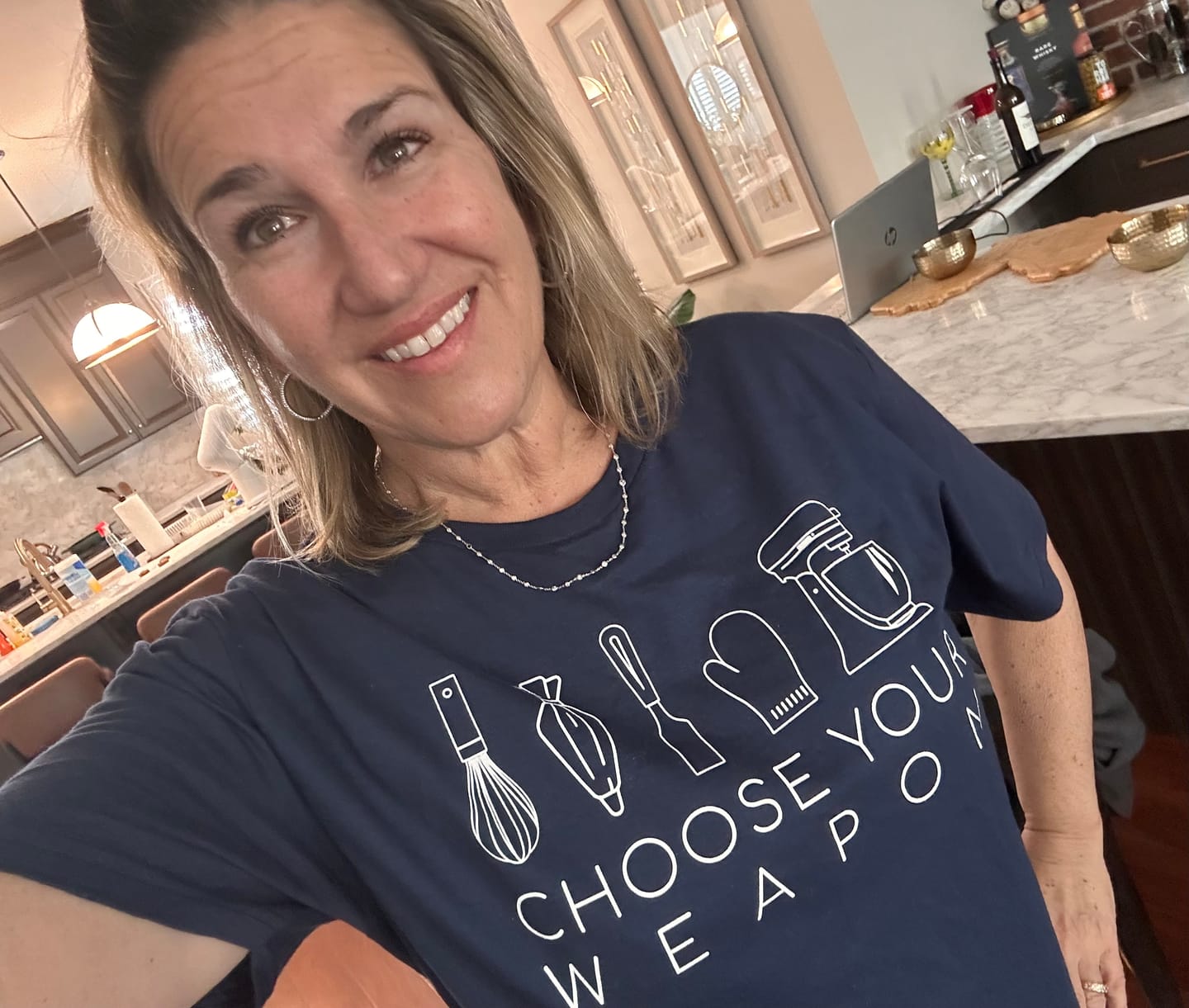 Customer photo review of All About Cake T-Shirt