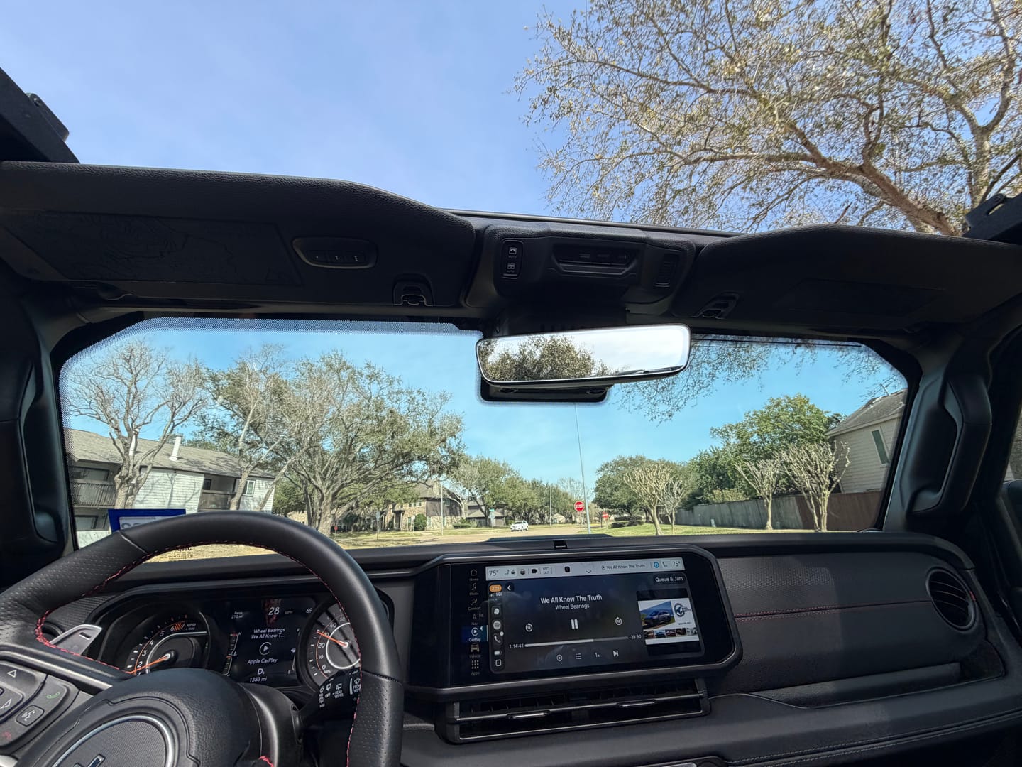 Customer photo review of Sun Visor Decal Set – Covers OEM Warning Labels | Driver + Passenger Pair