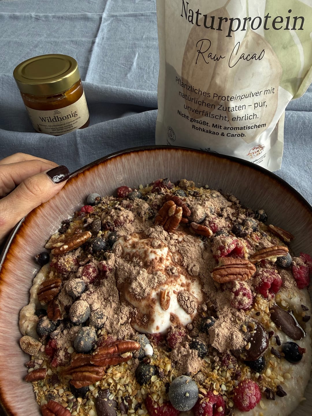 Customer photo review of Naturprotein | Rohkakao