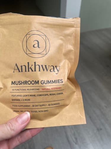 Customer photo review of Mushroom Gummies