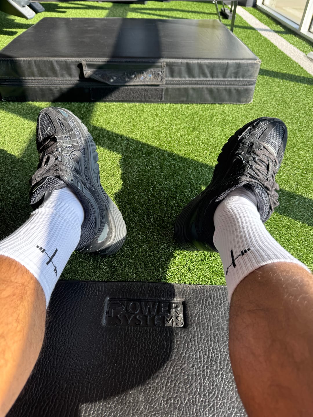 Customer photo review of HolStrength Crew Socks