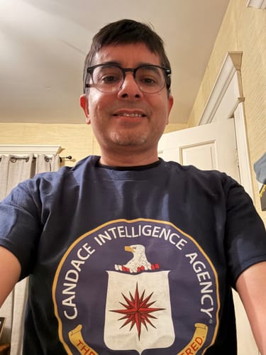 Customer photo review of CIA T-Shirt
