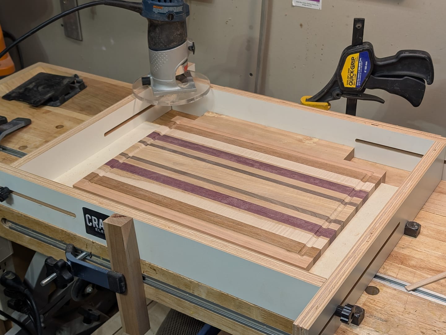 Customer photo review of Juice Groove Router Jig