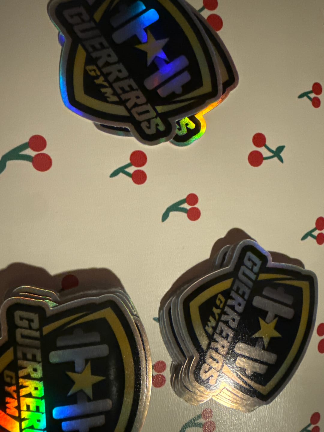 Customer photo review of Stickers Holográficos