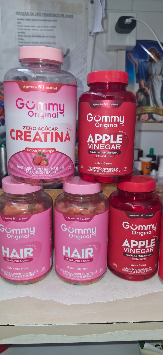 Customer photo review of Gummy® Vinagre de Maçã - 180 g