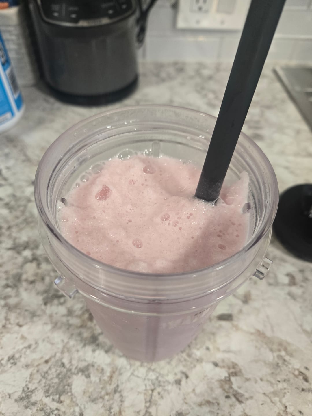 Customer photo review of Strawberry Blast Smoothie