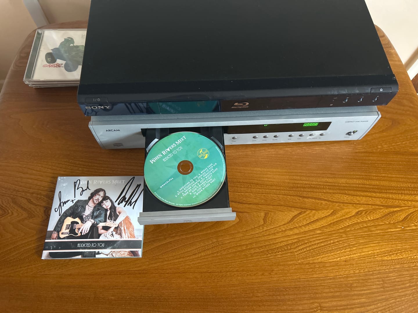 Customer photo review of ADDICTED TO YOU ~ SIGNED CD