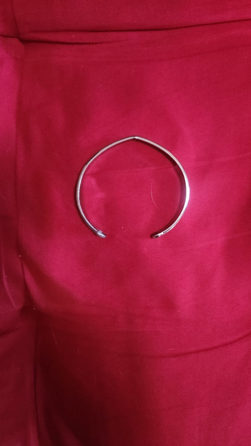 Customer photo review of EMF Protection Bracelet: Stainless Steel Cuff