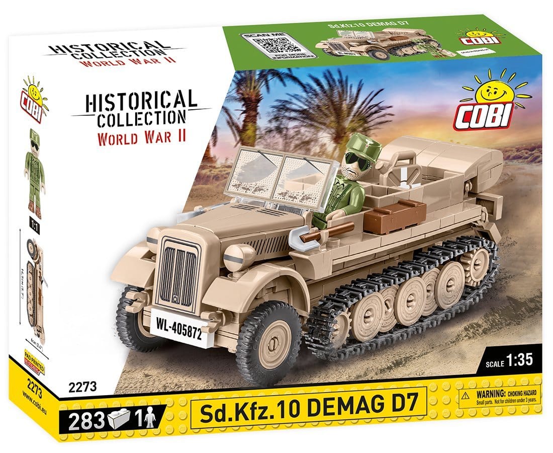 Customer photo review of COBI Sd.Kfz. 10 Demag D7: Set #2273