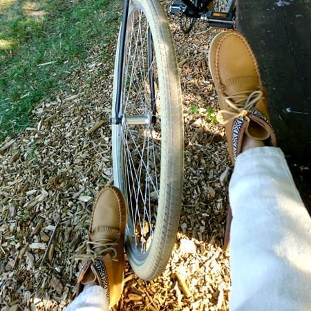 Customer photo review of Men's Ankle Moccasin Boots