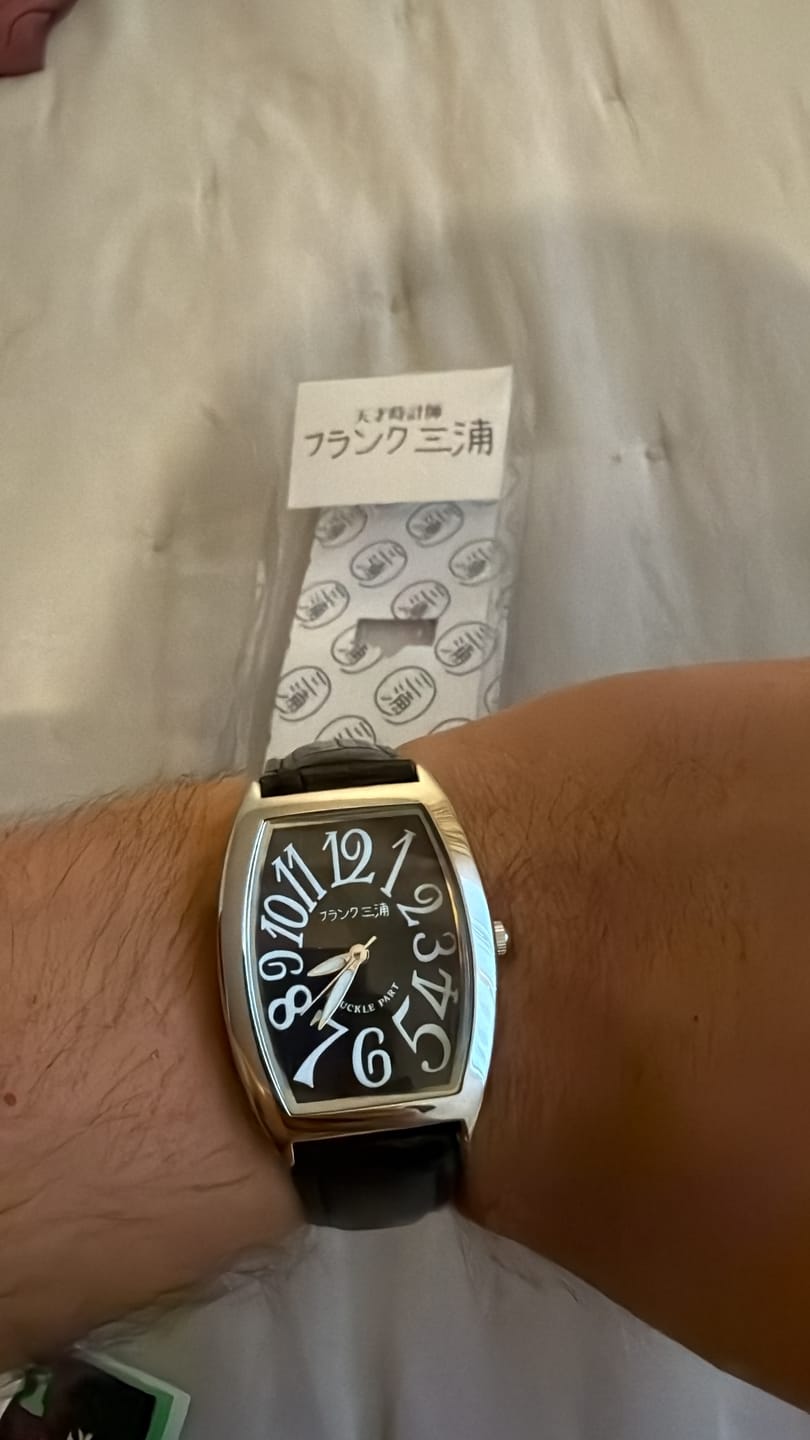 Customer photo review of Reloj Análogo Frank Miura FM00DC-BK Knuckle Part JDM