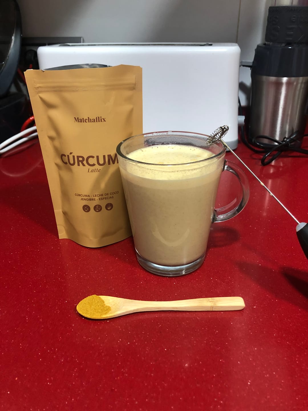 Customer photo review of Cúrcuma Latte