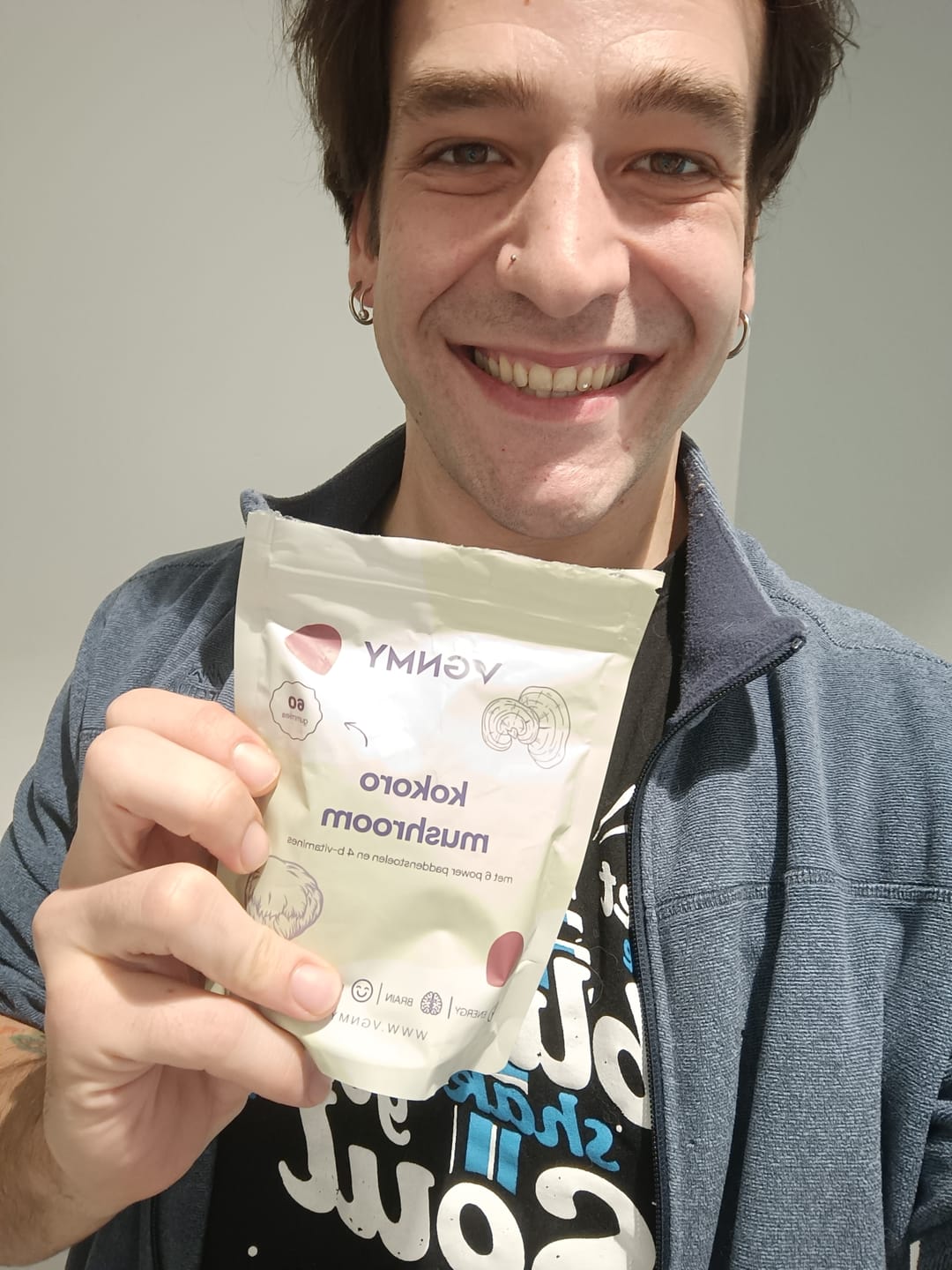 Customer photo review of Daily Mushroom Gummies