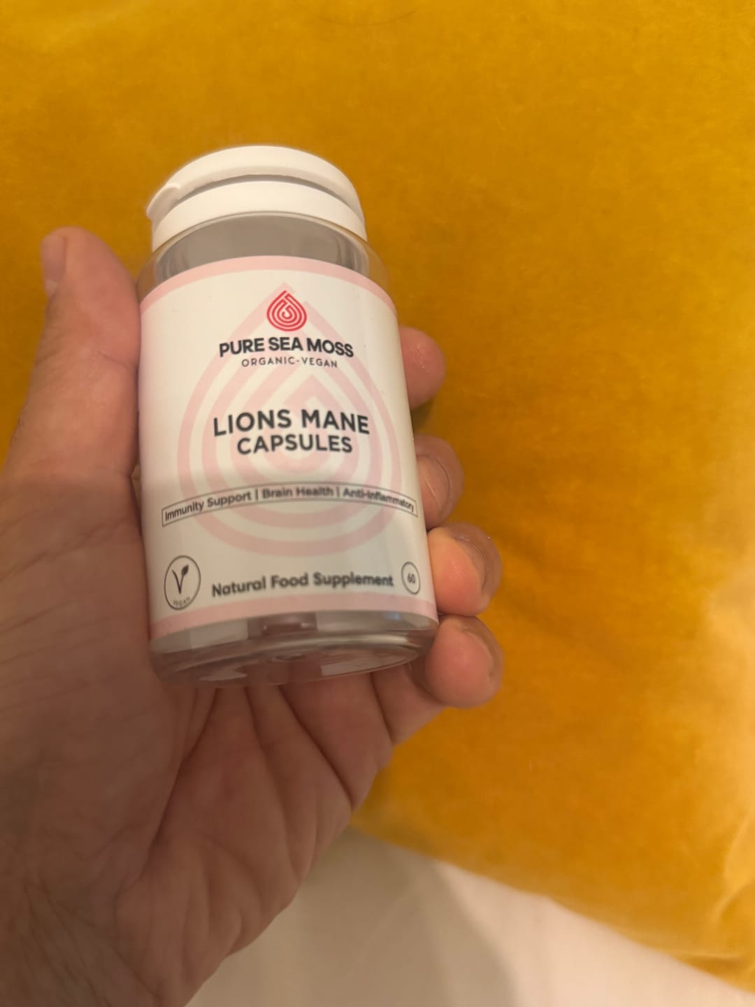 Customer photo review of Lions Mane Capsules 60