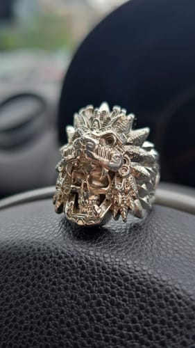 Customer photo review of Quetzalcoatl Skull