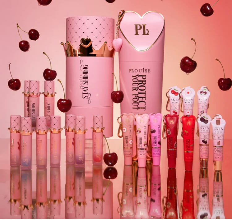 Customer photo review of Protect Your Pout and Stay Shining Lip Oil XL Duo