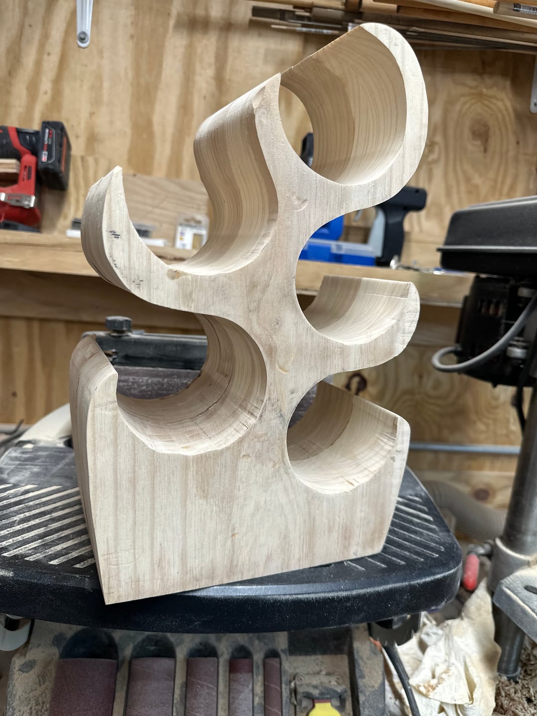 Customer photo review of High Performance Template Router Bit - 1/4" Spiral Down Cut Flush Trim Bit