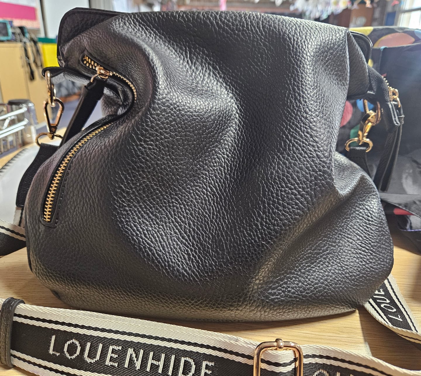 Customer photo review of Nadia Shoulder Bag - Black