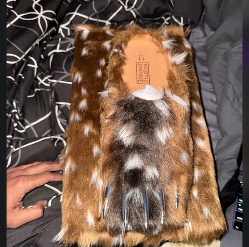 Customer photo review of Bravest Studios Deer Claw Mule Brown