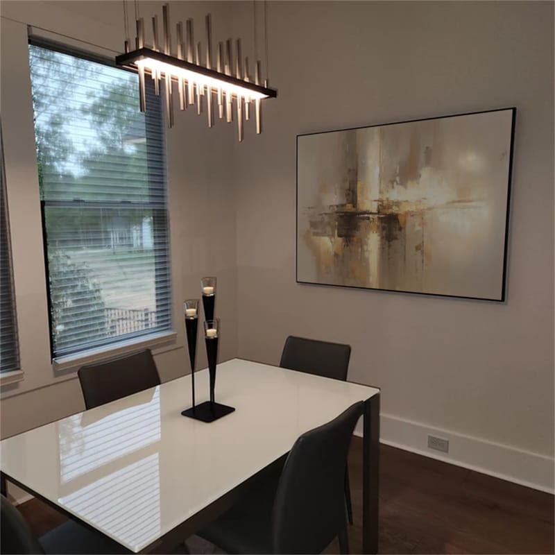 Customer photo review of Abstract Canvas Wall Art #AP264