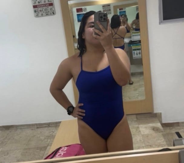 Customer photo review of TALLOW ONE PIECE - Cobalt