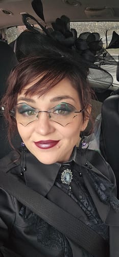 Customer photo review of Batty Eyeglasses
