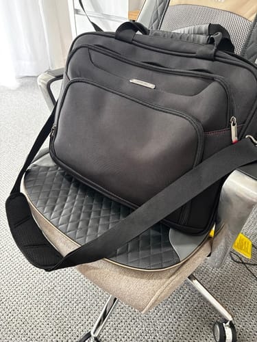 Customer photo review of Samsonite Xenon 3.0 Two Gusset Laptop Briefcase - 15.6-Inch - Black