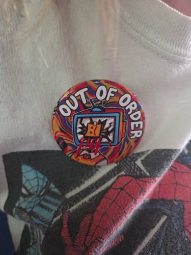 Customer photo review of Out Of Order Button!