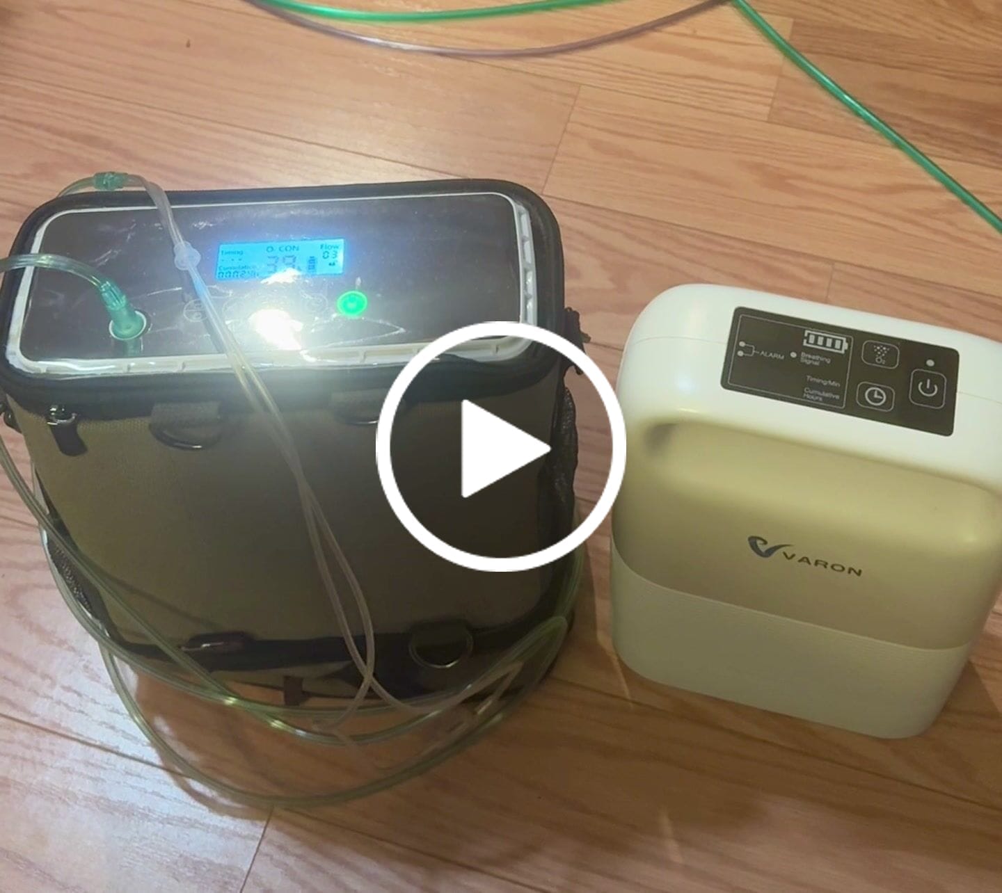 Customer video review of VARON VP-6 | Continuous Flow Portable Oxygen Concentrator (1-6 settings)