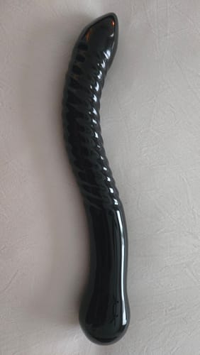 Customer photo review of Cervix Wand™  | The Lilith - Black Obsidian