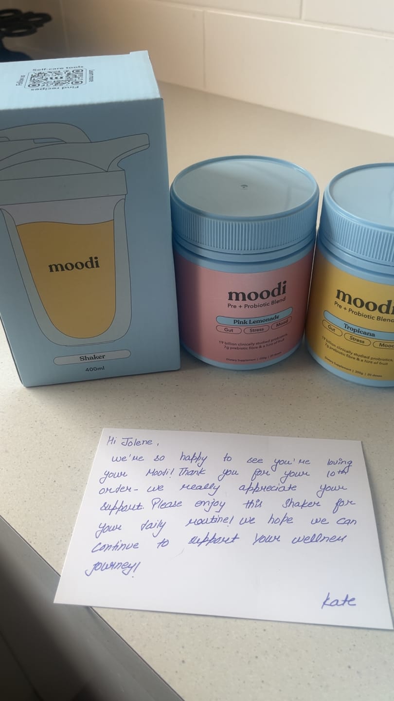 Customer photo review of Original Pre + Probiotic Bundle