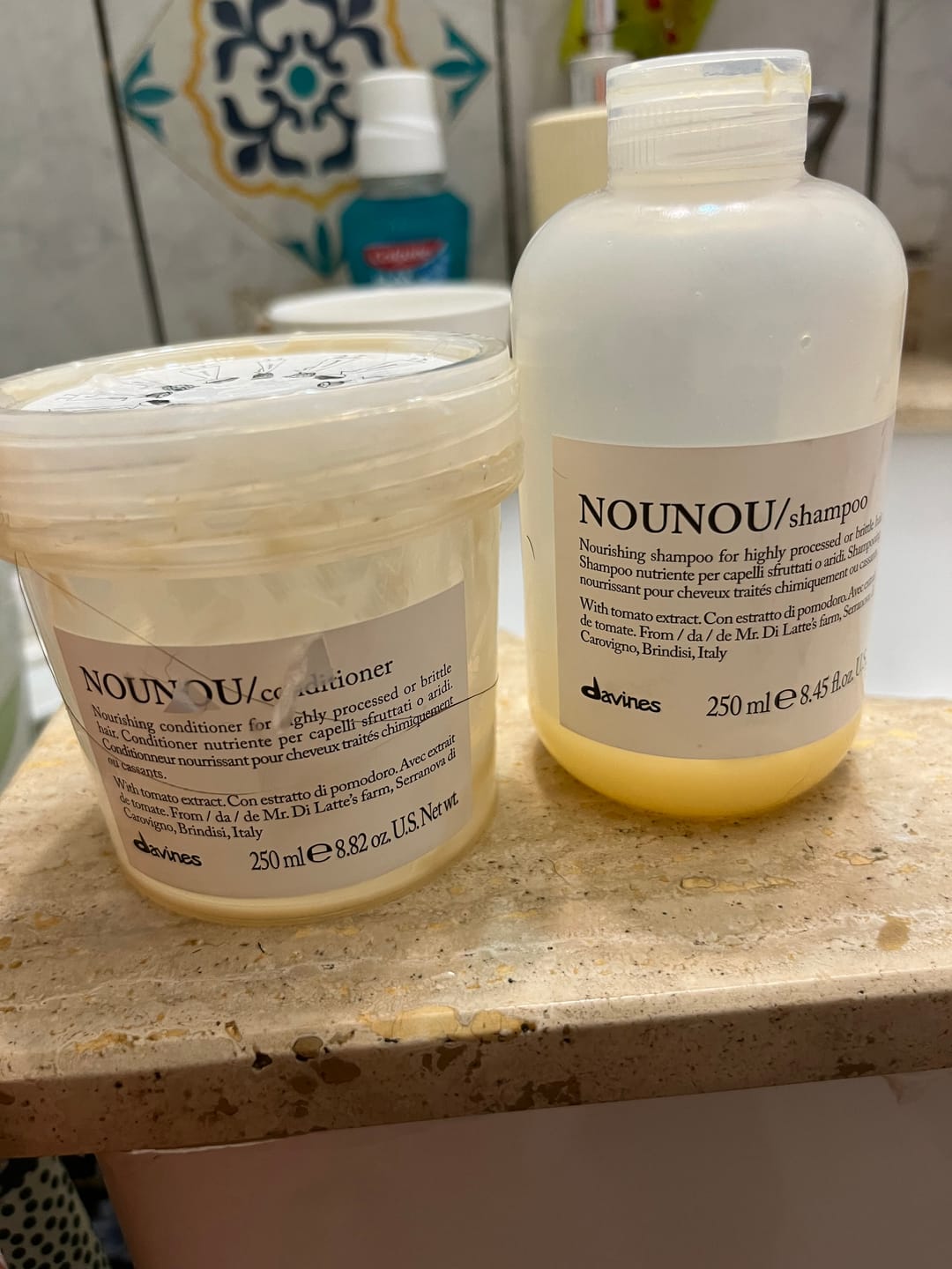 Customer photo review of Shampoo Nutritivo Reparador Essential Nounou Davines