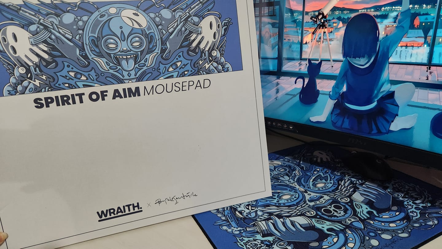 Customer photo review of Wraith Spirit of Aim Mousepad