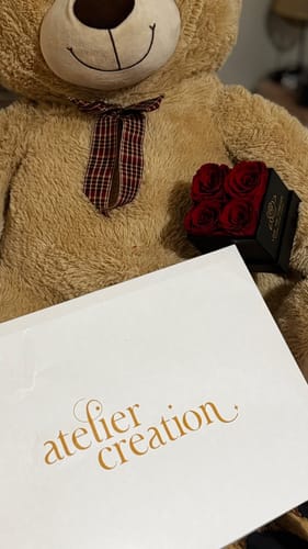 Customer photo review of Box tapis de prière épais rose