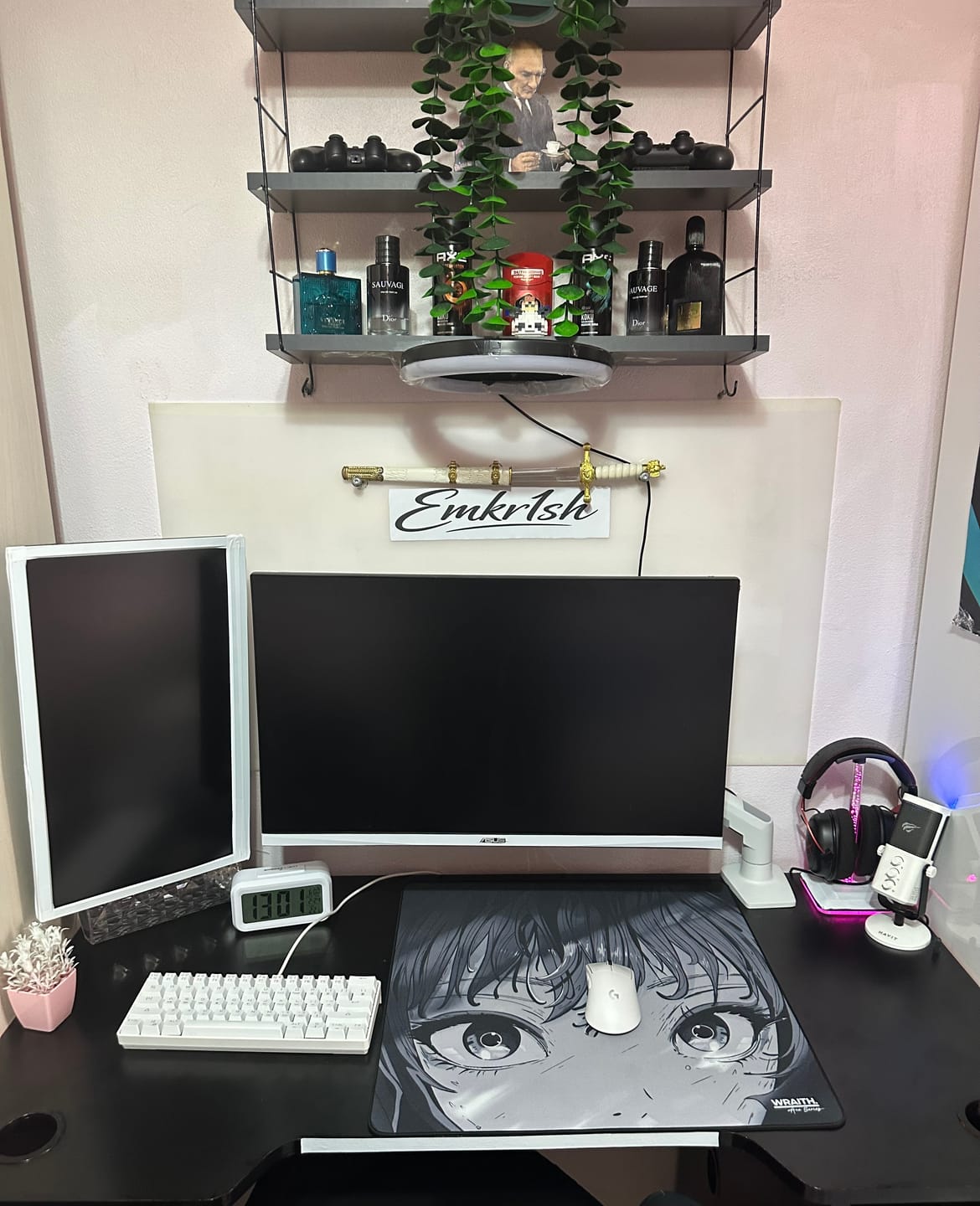 Customer photo review of Wraith Ace Series [Glimpse] Limited Edition Poron Mousepad