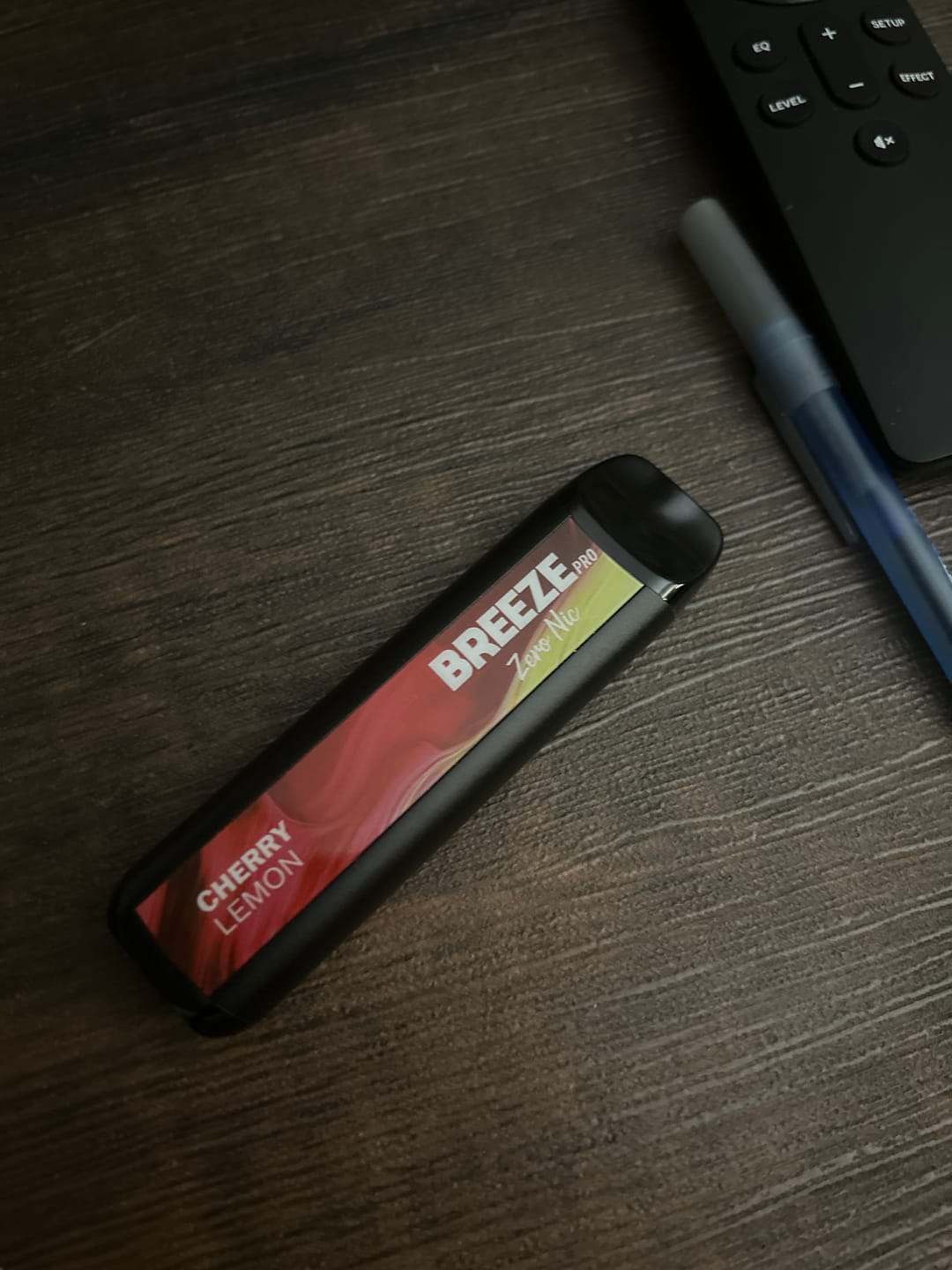 Customer photo review of Breeze Pro 0% Nicotine Disposable Vape