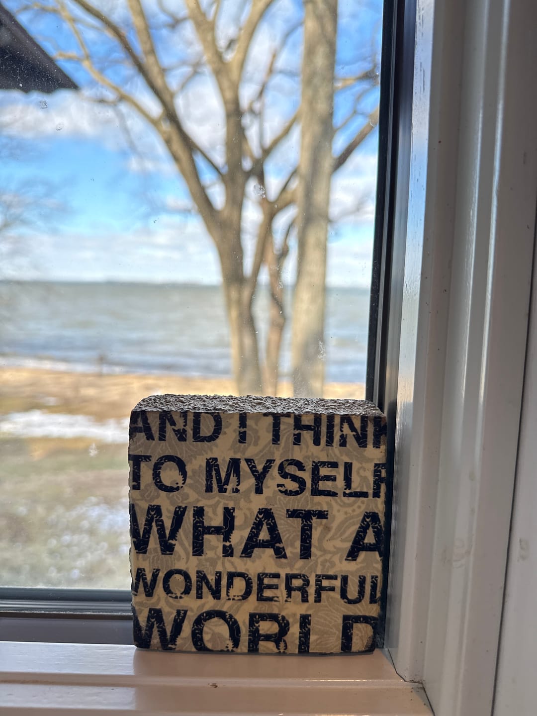 Customer photo review of Art Block - Lost & Found - What a Wonderful World